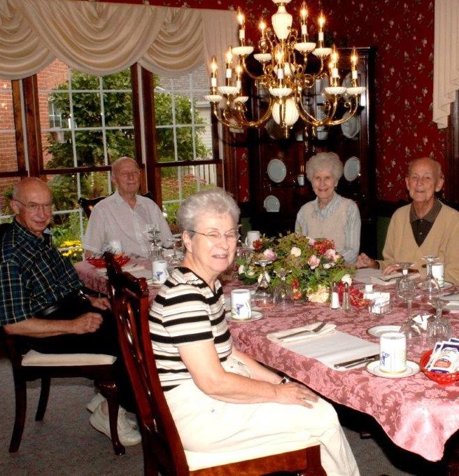 dinner party, events, senior living community, programs, wedgewood estates
